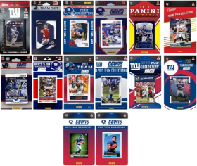 C&I Collectables NFL New York Giants Trading Cards Set