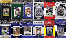 NFL Baltimore Ravens Trading Card Team Sets