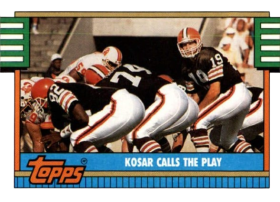1990 Topps #505 Bernie Kosar Cleveland Browns Card