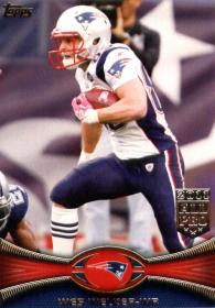 2012 Topps # 220 Wes Welker New England Patriots Card