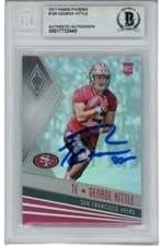 2017 Panini Phoenix George Kittle Signed #195