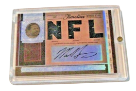 Mike Singletary Nat. Treasures Game Used Triple Jersey Auto 15/20