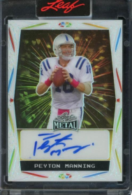 Peyton Manning 2023 Leaf Metal Signed Card #1/4