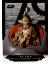 2018 Topps Star Wars Galactic Files #TPM-30 Yaddle The Phantom Menace