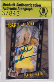 2002 Fleer WWE Divas Torrie Wilson Signed RC #92