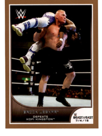 2016 Topps WWE Road to Wrestlemania #54 Brock Lesnar