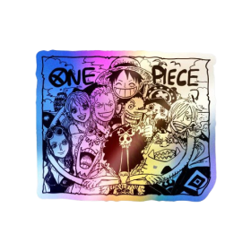 One Piece Holographic Sticker