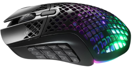 SteelSeries Aerox 9 Wireless - Holey RGB Gaming Mouse