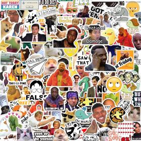 Funny Meme Vinyl Stickers Pack