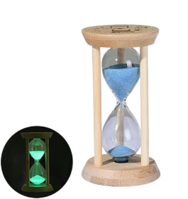 Bamboo Glow-in-The-Dark Sand Timer