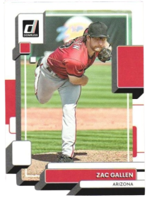 Zac Gallen 2022 Panini Donruss #90 Arizona Diamondbacks Card