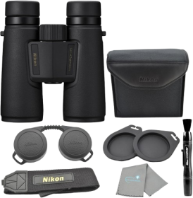 Nikon Monarch M5 12x42 Black Binoculars Bundle
