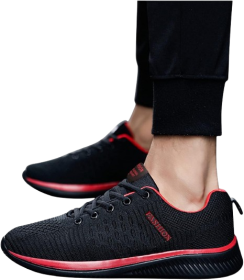 Lace-Up Breathable Sports Running Sneakers