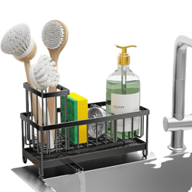 Black Sponge Holder for Kitchen Sink