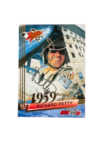 1990's Richard Petty Signed (JSA) "Wheels" Card