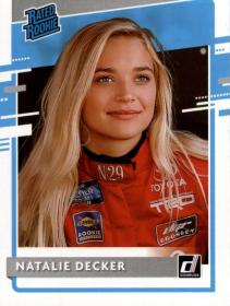 2021 Donruss Racing #34 Natalie Decker Rated Rookies