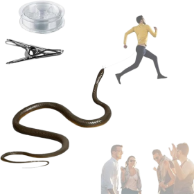 Fake Snake with String Clip