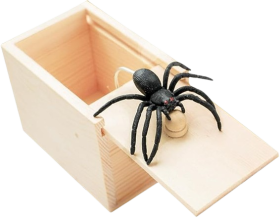 Rubber Spider Trick Box