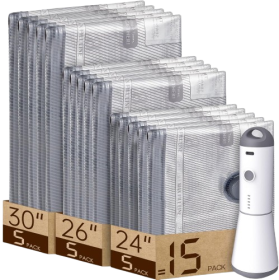 Vacuum Bags for Travel with Rechargeable air Pump