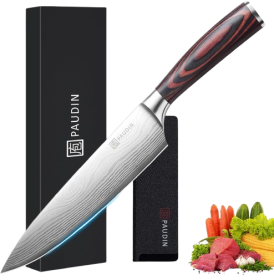 Paudin 8" High Carbon Stainless Steel Knife