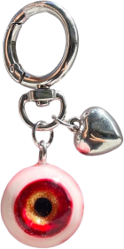 Handmade Goth Eyeball Keychain