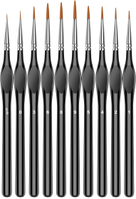 Micro Paint Brushes Set with Triangular Handles