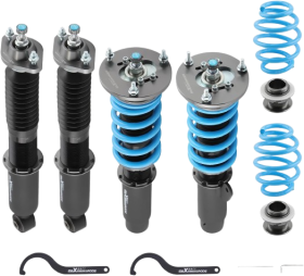 24 Levels Damper Adjustable Coilovers Suspension Kit for BMW E46