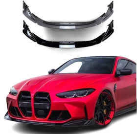 3pcs Front Lip Splitter Bumper Compatible For BMW
