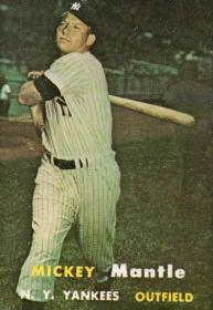 1977 Topps Dover Reprint #95 Mickey Mantle Baseball Card