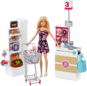Supermarket Barbie Doll & Playset