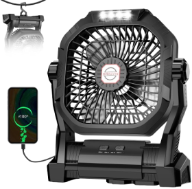 20000mAh Battery Rechargeable Fan