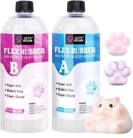 Flex Rubber Silicon Mix for Squishy Maker