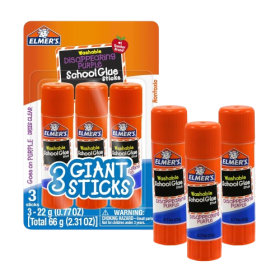 Elmer's Disappearing Purple Glue Sticks