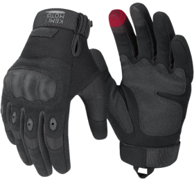 Motorcycle Gloves with Hard Shell & Palm Padding