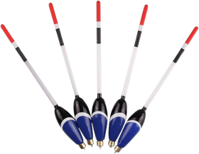 5pcs Fishing Float Cork Wood Bobbers Buoy