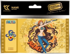 Cartoon Kingdom Golden Ticket One Piece Nami