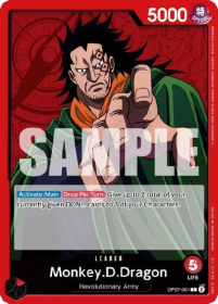 One Piece Monkey D Dragon #001 OP07