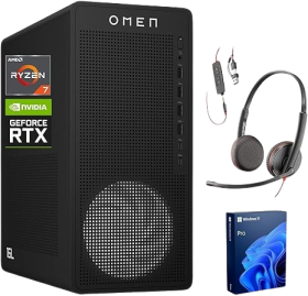 HP Omen 16L Pro Gaming Desktop (Ryzen 7, 8700F, RTX 5060, 64GB RAM, 2TB SSD)