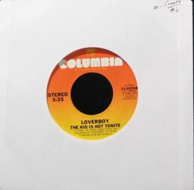 Preowned Loverboy The Kid Is Hot Tonite/Teenage Overdose Vinyl Record