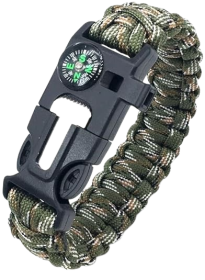 Tactical Survival Parachute Bracelet Paracord Wristband