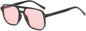 Retro Oversized Square Aviator Sunglasses
