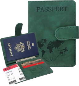 RFID Blocking Credit Card and Passport Holder