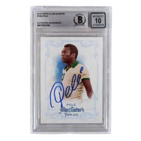 2013 Topps Allen & Ginter’s #130A Pele Signed TC