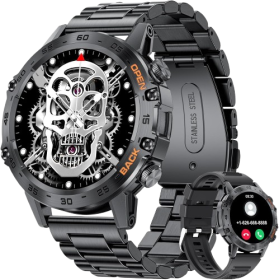 Military Smartwatch for Men (Answer/Dial Calls)