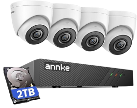 3K 5MP PoE Security Camera System with 8CH NVR