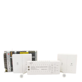 Wall Switch Control and Motion Sensor LED Stair Lighting Kit