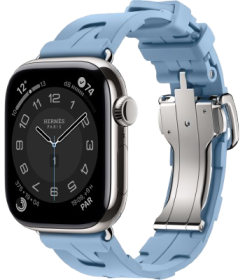 Apple Watch Hermes Series11 Simple Tour Killim Blue