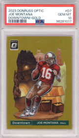 Joe Montana #D-7 2023 Donruss Optic