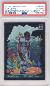 Ray Lewis #SBD-RL 2022 Panini Donruss Optic