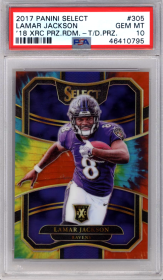 Lamar Jackson #305 2017 Panini